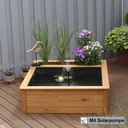 Raised pond with side planting zone Solar