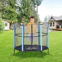 Mini trampoline for children black/blue
