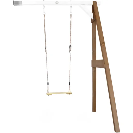 "Single add-on swing brown/white image"