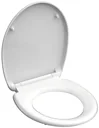 Duroplast toilet seat WHITE, with automatic lowering and quick release