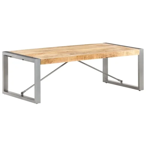 "Coffee table 120x60x40 cm raw mango wood image"