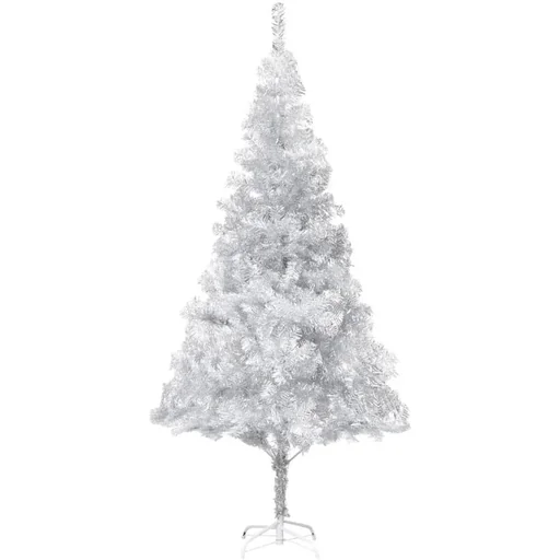 "Christmas tree with stand 210 cm PET silver image"