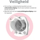 Electric bathroom radiator - 2000W - White - Up to 22m²