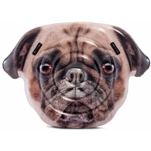 "Pug Face Dog Air Mattress 173 x 130 cm image"