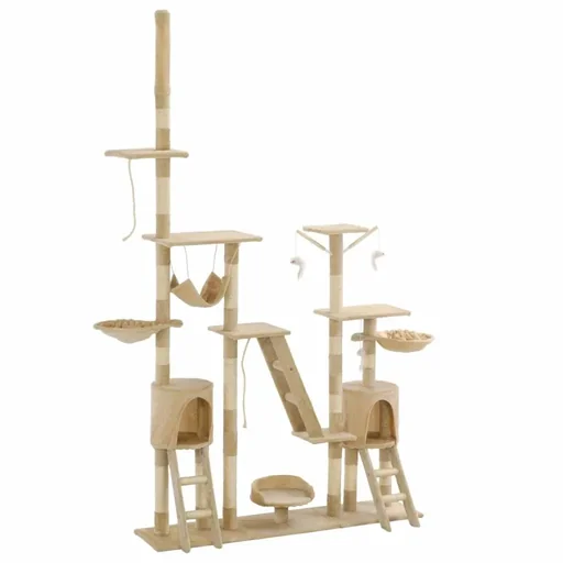 "Cat column with sisal scratching post image"
