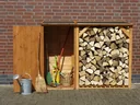Firewood combination "Speyer", honey brown