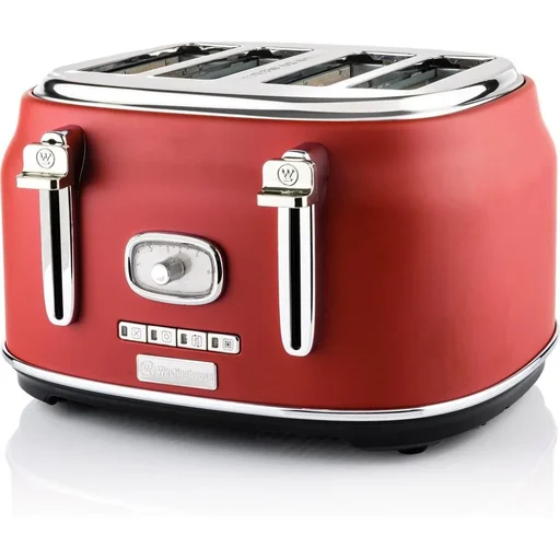 "Retro Toaster - 4-slice Toaster - Red image"